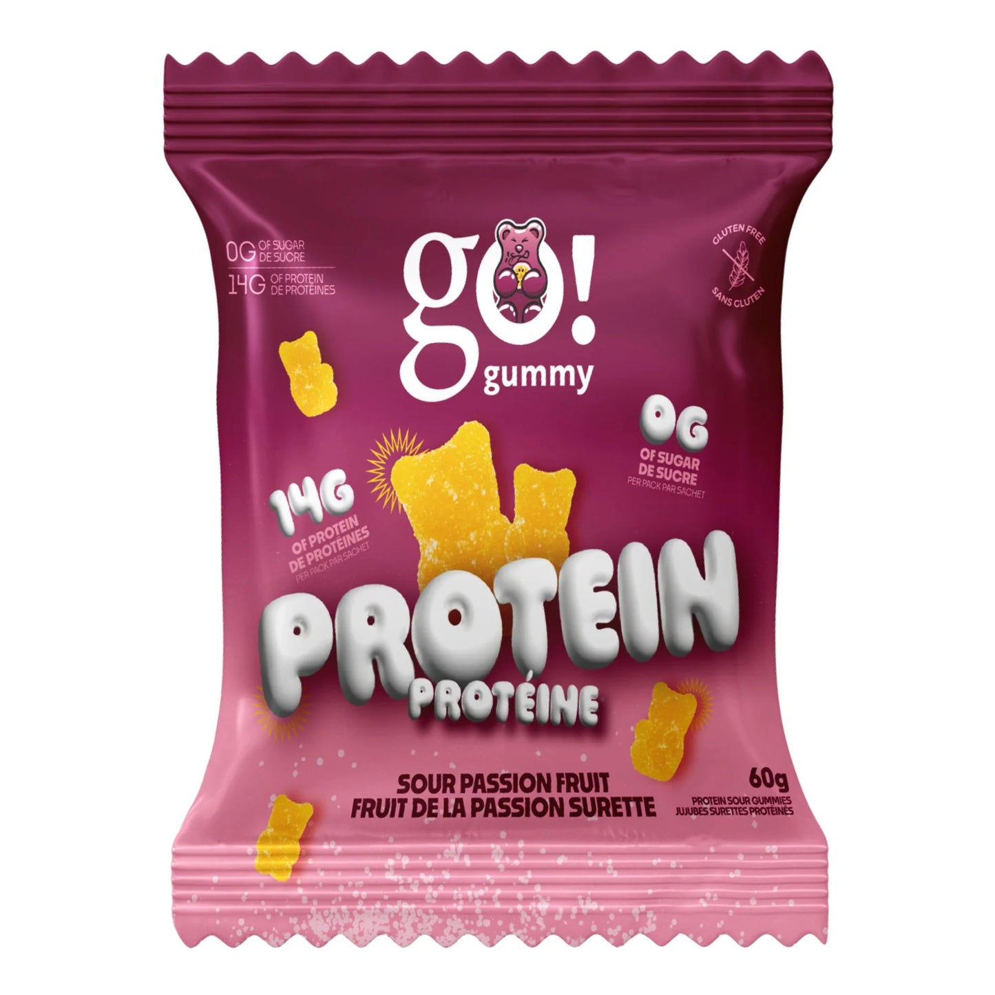 Jujubes sans sucre Go Gummy Protein